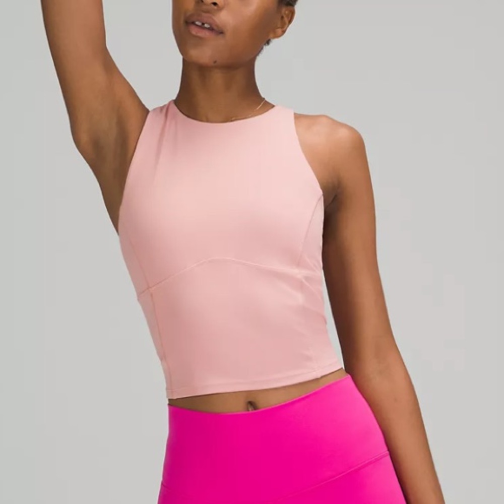 Lululemon Key to Balance Yoga Tank Top in Pink Puff